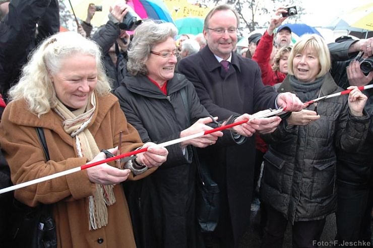 Der entscheidende Schnitt (Foto: F. Jeschke) Der entscheidende Schnitt (Foto: F. Jeschke)