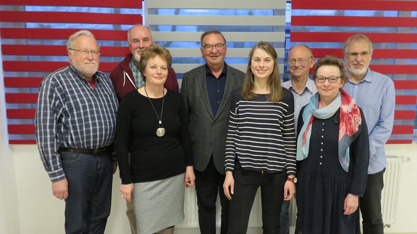 Klaus Schweineberg, Winfried Klessen, Joachim Le&szlig;ner, Tina Kallmeyer, Andreas Weigel, Annekatrin Weigel, Joachim Schneider (Foto: Joachim Le&szlig;ner)