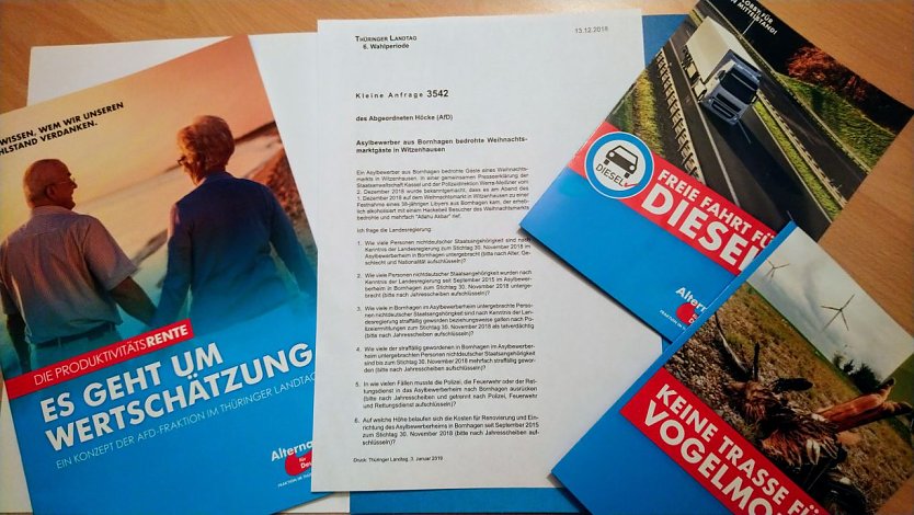 Info-Mappe AfD (Foto: nnz)