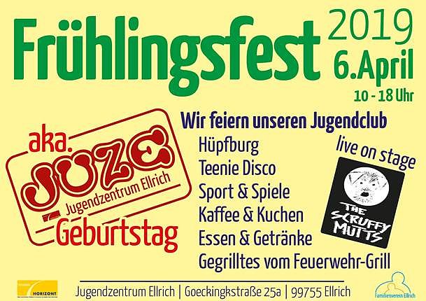 Fr&uuml;hlingsfest im Jugendzentrum Ellrich (Foto: Horizont e.V.)