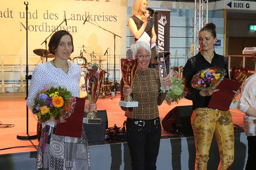 v.l.: Katja Konschak, Ruth Hagene und Julia Mackerodt (Foto: Angelo Glashagel)