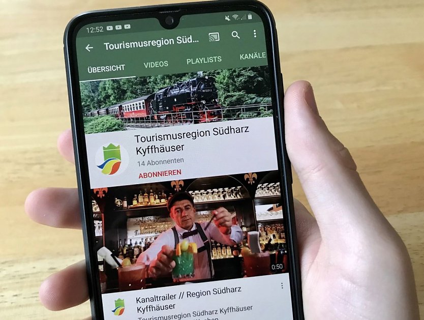 YouTube-Kanal S&uuml;dharz Kyffh&auml;user gestartet (Foto: Tourismusverband S&uuml;dharz Kyffh&auml;user e.V.)