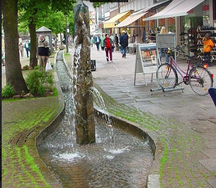 Grenzpfahlbrunnen auf der Marktstraße (Foto: Stadt Duderstadt)