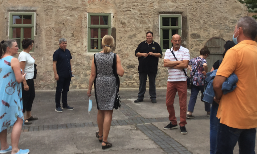 Gästeführerschulung zu Besuch in der Jugendherberge Antoniq (Foto: Tourist Information Mühlhausen)