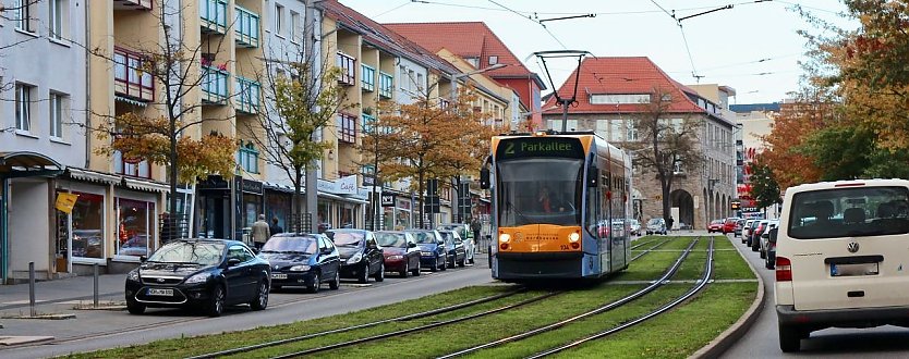 Landrat Jendricke stellte heute konkrete Ideen für die Zukunft der Nordhäuser Straßenbahn vor (Foto: agl)