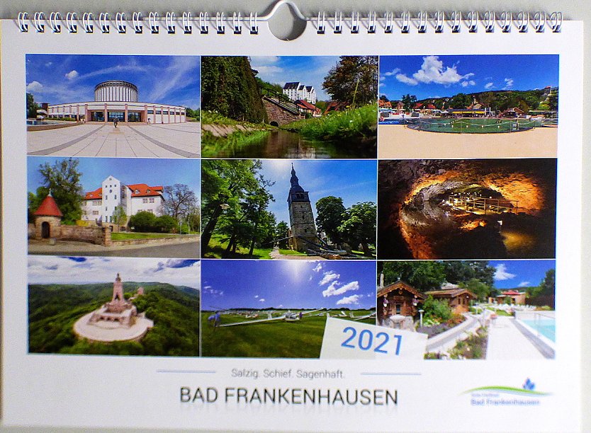 Kalender 2021 mit schönen Fotos (Foto: Stadt Bad Frankenhausen)