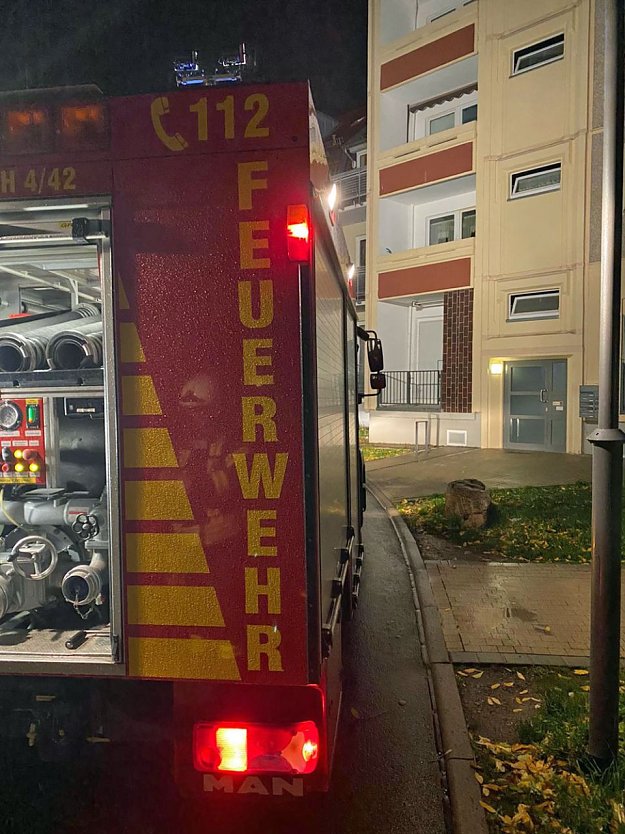 Angebrannte Pizza löst Feuerwehreinsatz aus (Foto: Silvio Dietzel)