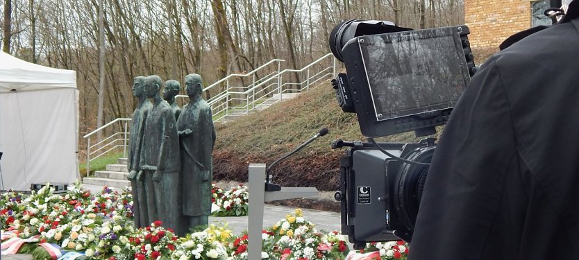 Der 76. Jahrestag der Befreiung des KZ Mittelbau-Dora fand heute allein vor Online-Publikum statt (Foto: agl)