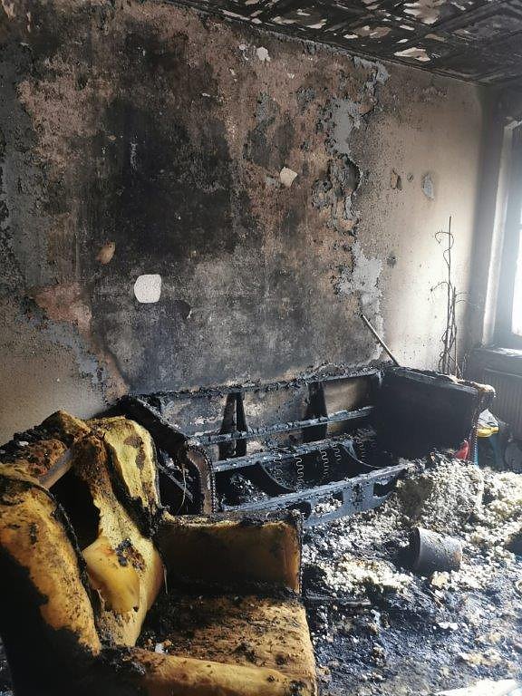 Brandschaden in der Wohnung (Foto: Landespolizeiinspektion Nordhausen)