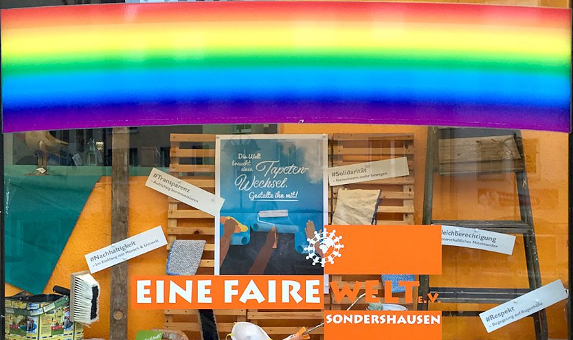 Schaufenster - Faire Welt Sondershausen  (Foto: Jana Groß)