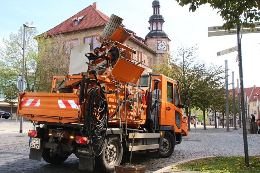 Rund 6.000 Abläufe müssen gereinigt werden (Foto: Stadtverwaltung Nordhausen)