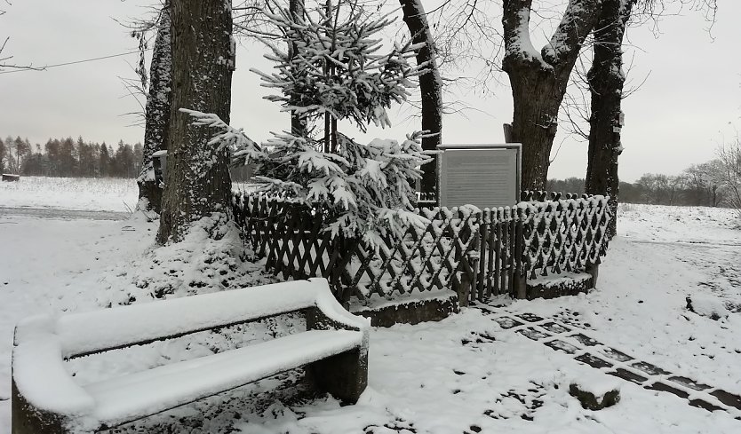 Passend zum ersten Advent präsentiert sich das Harzdorf in weißem Gewand (Foto: W.Jörgens)
