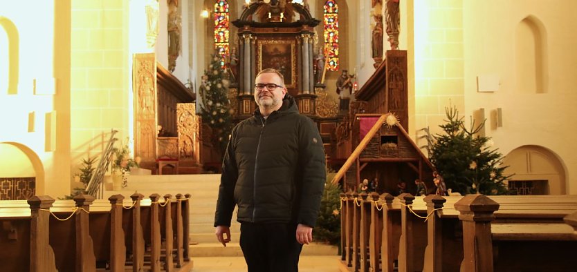 Steffen Riechelmann leitet seit August 2019 die katholische Pfarrgemeinde in Nordhausen (Foto: agl) Steffen Riechelmann leitet seit August 2019 die katholische Pfarrgemeinde in Nordhausen (Foto: agl)