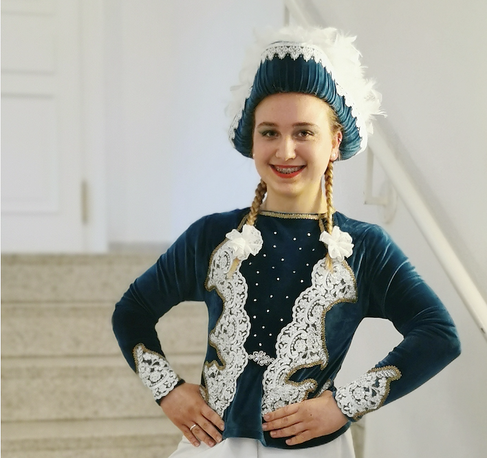 Tanzmariechen Leni Pawlak wird im Erfurter Kaisersaal tanzen (Foto: M. Henning)