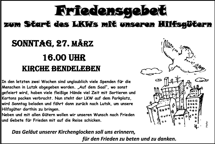 Friedensgebet (Foto: Steffi Wiegleb)