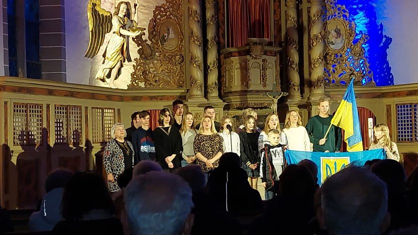 Ukrainische Flüchtlinge bedanken sich (Foto: privat) Ukrainische Flüchtlinge bedanken sich (Foto: privat)