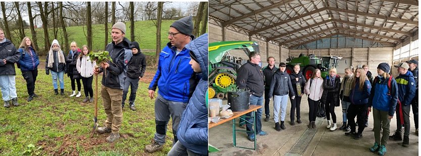 Die Sch&uuml;lerinnen und Sch&uuml;ler der Lessing-Schule verbrachten ihren "Tag in der Praxis" in Herreden und Hochstedt (Foto: Tobias Meyer)