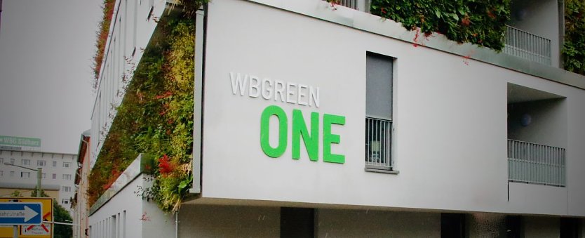 Das "Green One" wird man zum Tag der Architektur am kommenden Wochenende als eines von zehn Objekten besichtigen können (Foto: agl)