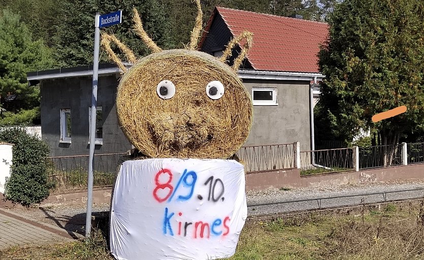 Kirmeswerbung in Steigerthal (Foto: C.Wilhelm) Kirmeswerbung in Steigerthal (Foto: C.Wilhelm)