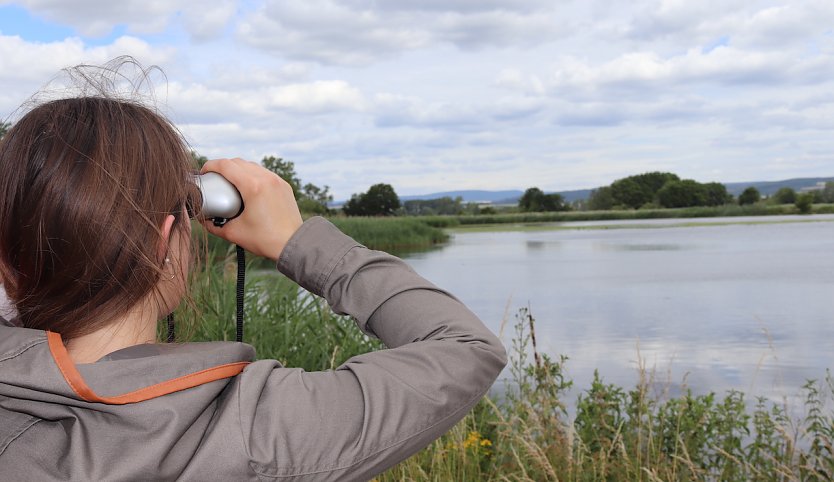 Stationsfest in Auleben mit Kranichbeobachtung (Foto: S.Staubitz)