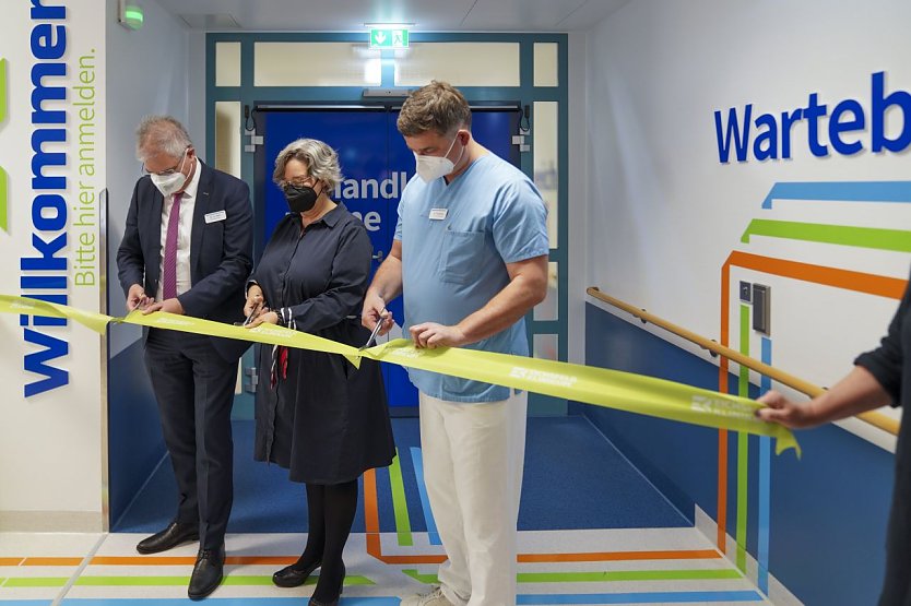 Er&ouml;ffnung der digitalisierten Notfallambulanz (Foto: Eichsfeld Klinikum)