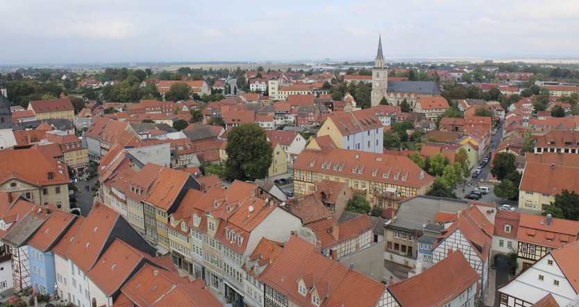 Blick auf Bad Langensalza (Foto: oas)