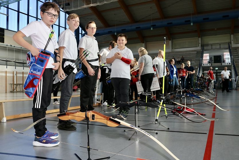 Kreismeisterschaft im Bogenschie&szlig;en (Foto: Pressestelle Landratsamt)