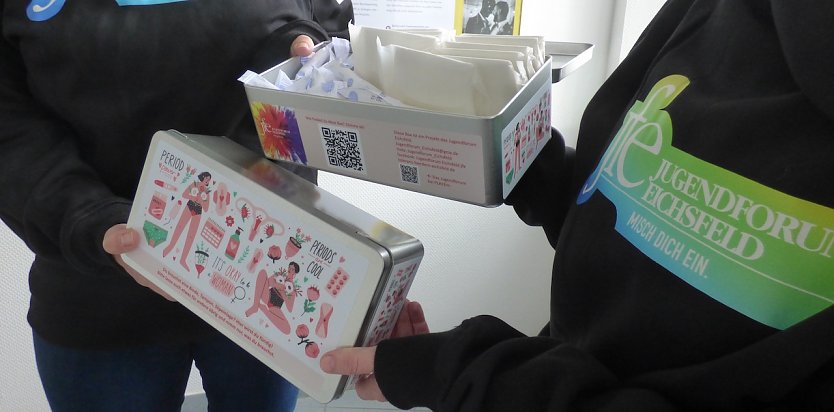 MenstruationsboxII vom Jugendforum Eichsfeld (Foto: Andrea Heinemann)