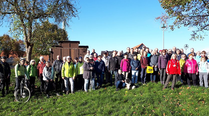 Teilnehmer der Spronsorenwanderng (Foto: M.Holzapfel)
