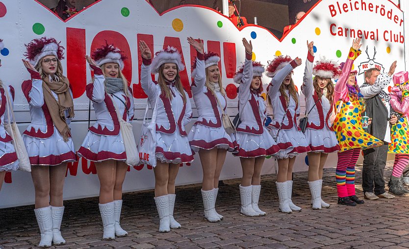 Der Bleicher&ouml;der Carneval Club l&auml;utete die Saison ein (Foto: S.Tetzel)