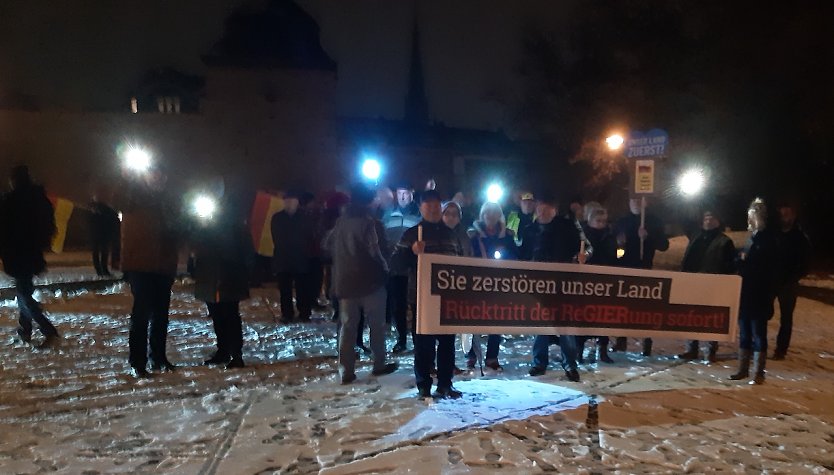 Montagsspaziergang in Eis und Schnee (Foto: H.Kuhnert)