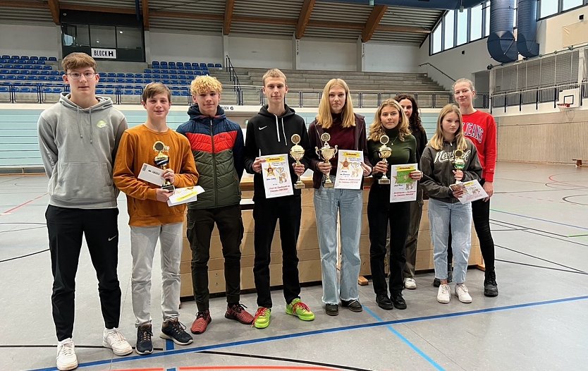 Sportlerehrung des Herder-Gymnasiums gestern in der Wiedigsburghalle (Foto: H.Roeder)