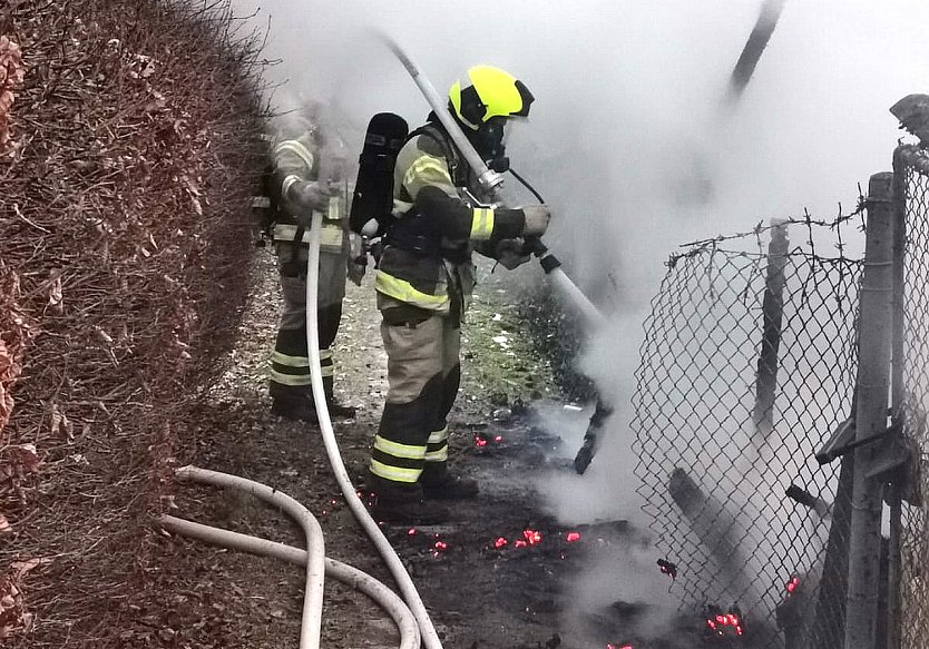 Laubenbrand am Beethovenring (Foto: Silvio Dietzel)