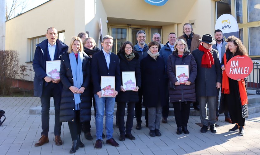 Die Ausgezeichneten der Klimaregion Nordhausen (Foto: Stadtverwaltung Nordhausen) Die Ausgezeichneten der Klimaregion Nordhausen (Foto: Stadtverwaltung Nordhausen)