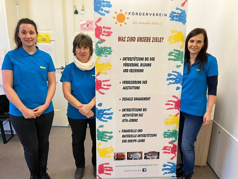 Bei der Kita Sonnenschein freute man sich &uuml;ber einen gelungenen Basar (Foto: Ira Grimm)