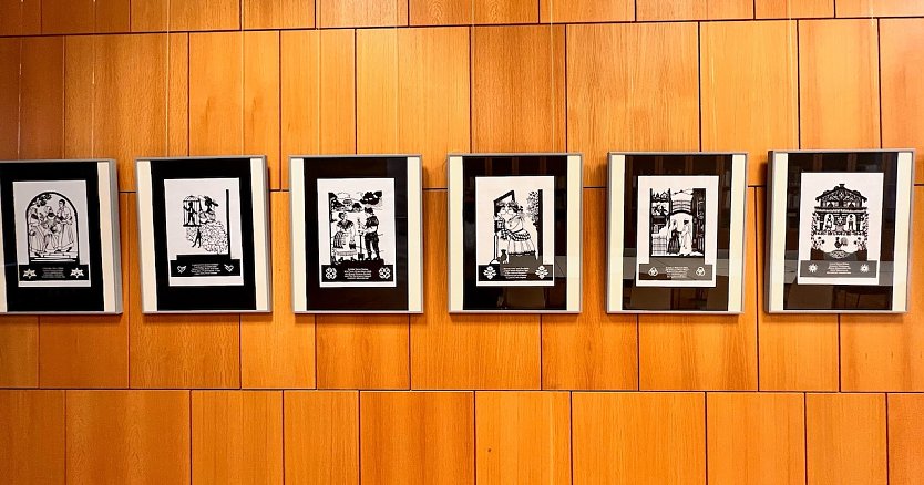 Scherenschnitte von Erika Schirmer (Foto: Stadtverwaltung Nordhausen)