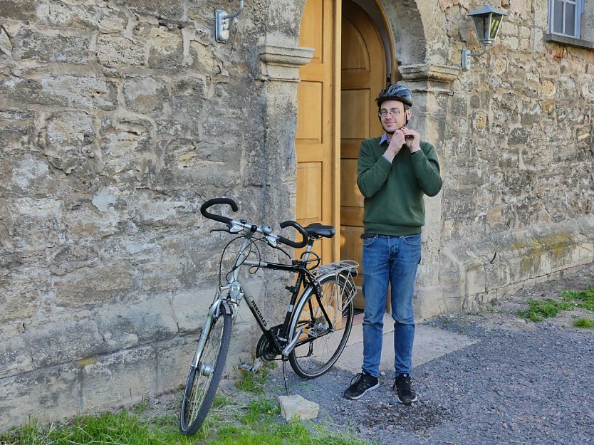 Kantor Michael Goos l&auml;dt zur musikalischen Radtour (Foto: Evangelischer Kirchenkreis S&uuml;dharz)
