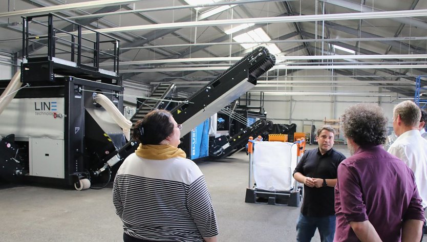 Der gro&szlig;e Wurf: das ThIWert verf&uuml;gt seit M&auml;rz &uuml;ber eine eigene mobile Recyclinganlage zur Materialtrennung (Foto: agl)