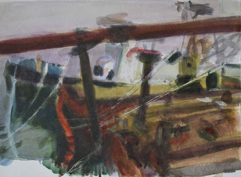 Wracks im Nebel (Foto: Peter Gen&szlig;ler)