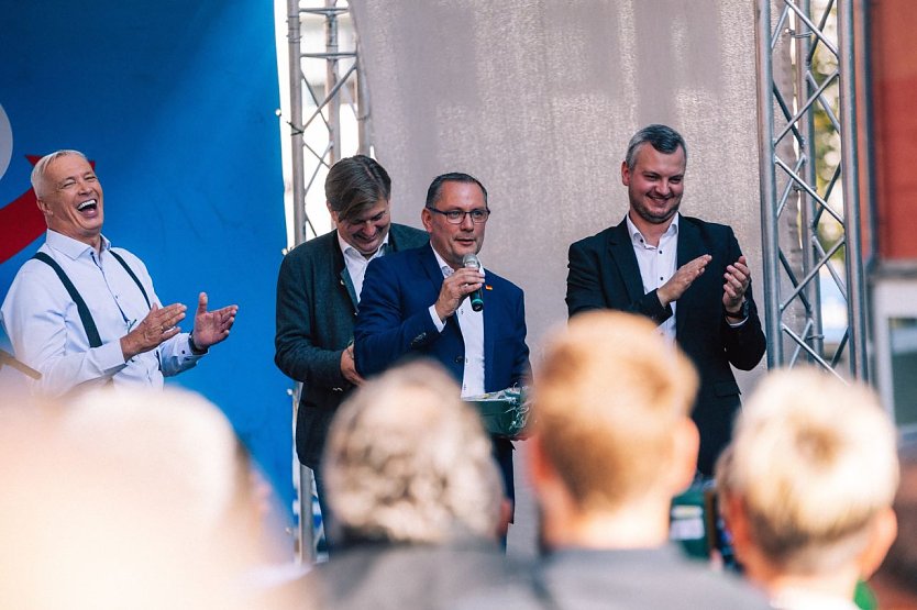 Entspanntes Quartett (Foto: privat)