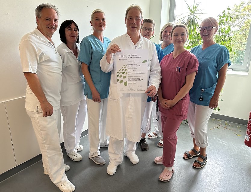 Team des Brustkrebszentrums am KMG Klinikum S&ouml;mmerda  (Foto: S. Nenninger/ KMG Kliniken)