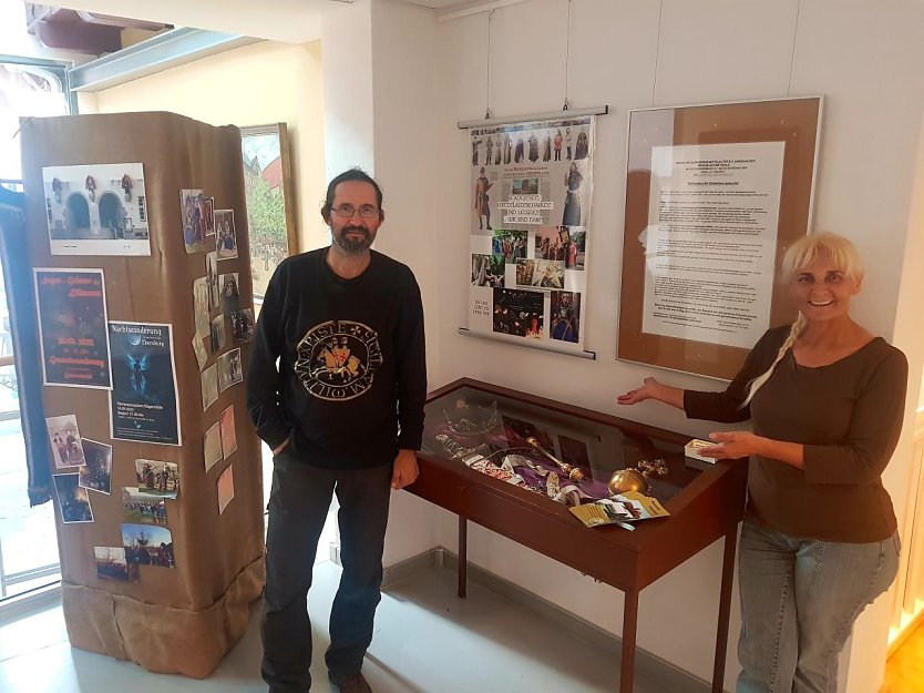 In der Vereinsecke der Flohburg pr&auml;sentiert sich jetzt der Verein f&uuml;r lebendiges Mittelalter (Foto: Stadt Nordhausen)