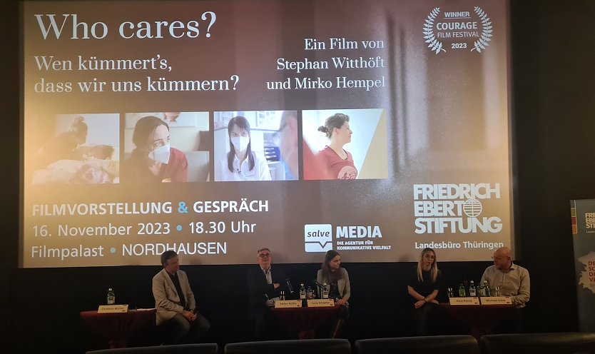 Film mit anschlie&szlig;ender Diskussion gestern in Nordhausen (Foto: Diakonie)