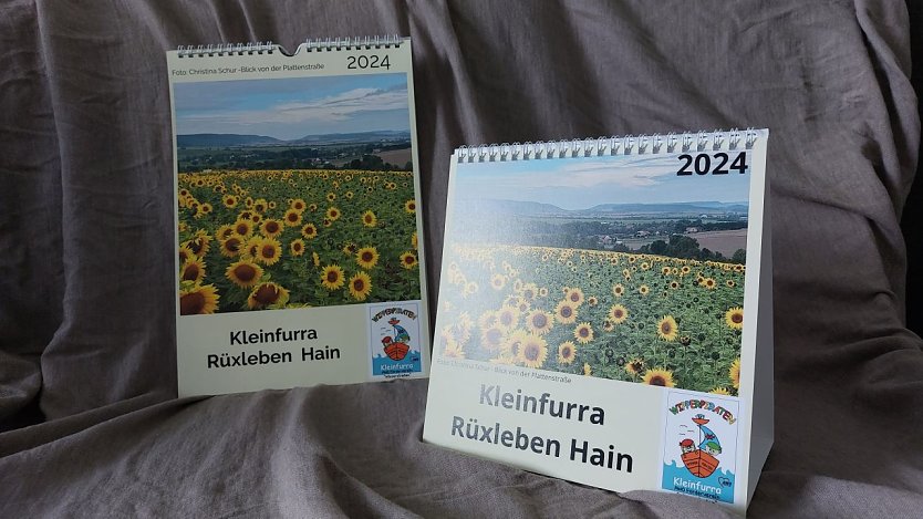 Tischkalender f&uuml;r Kleinfurra R&uuml;xleben und Hain (Foto: Annett Heinemann)