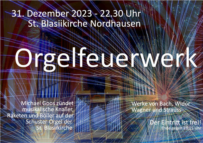 Orgelfeuerwerk in der Blasii Kirche (Foto: Michael Goos)