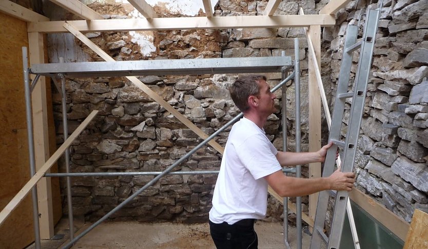 Bauarbeiten werden sich demnächst auf Reparaturen und Ausbesserungen beschränken (Foto: C.Wilhelm) Bauarbeiten werden sich demnächst auf Reparaturen und Ausbesserungen beschränken (Foto: C.Wilhelm)