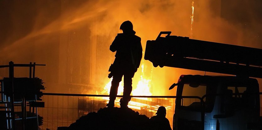 Großbrand bei Obermehler (Foto: S. Dietzel) Großbrand bei Obermehler (Foto: S. Dietzel)
