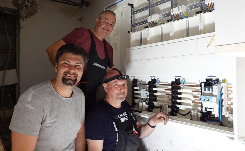 Das Team: Vorn Wladimir Franzusov (links) und Alexander Hesse (Foto: nnz)