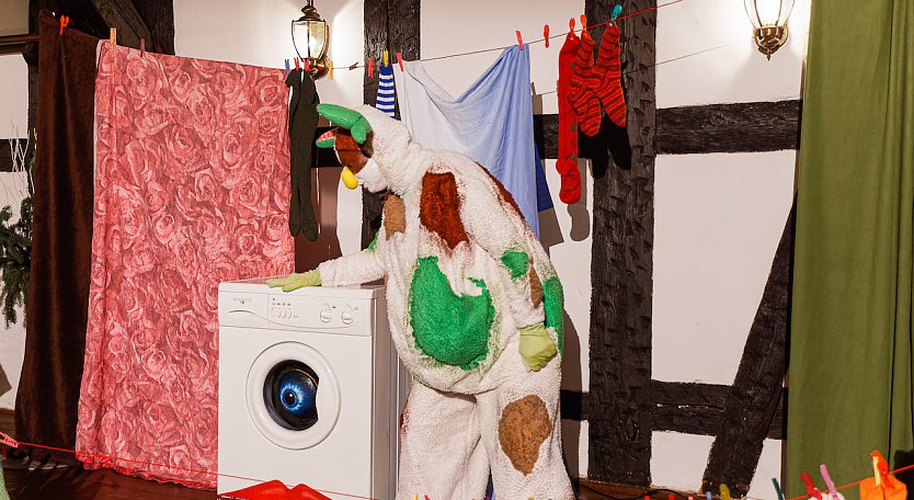 Mutsel, das Sockenmonster kommt nach Mühlhausen (Foto: 3K Theaterwerkstatt) Mutsel, das Sockenmonster kommt nach Mühlhausen (Foto: 3K Theaterwerkstatt)