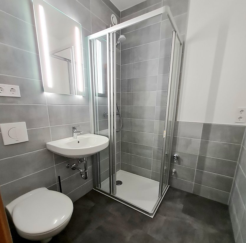 Das Musterbad im Zuckerweg 5-19 wurde in einer Leerwohnung eingebaut. (Foto: SWG/S.Schedwill)